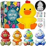 Goody King Paint Your Own Duck Lamp Kit, DIY Duck Night Light, Arts & Crafts for Kids Ages 8-12, Painting Kit for Kids, Art Supplies Birthday Party Holiday Gift for Teens Girls Boys Age 3 4 5 6 7 8+