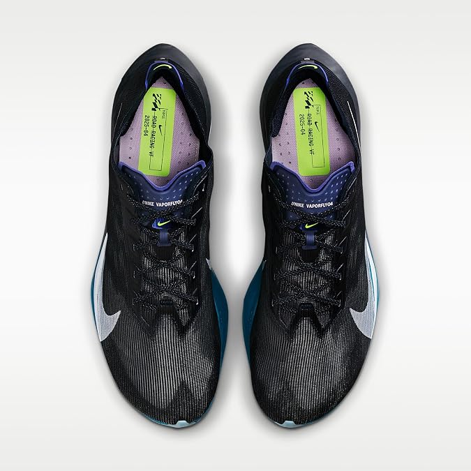 Nike Vaporfly 4 Men's Road Racing Shoes (Obsidian/Persian Violet/Green Abyss/White)