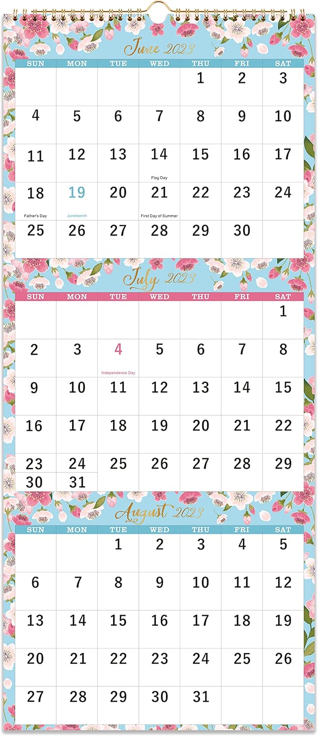 Amazon Wall Calendar 2023 2024 3 Month Wall Calendar Display