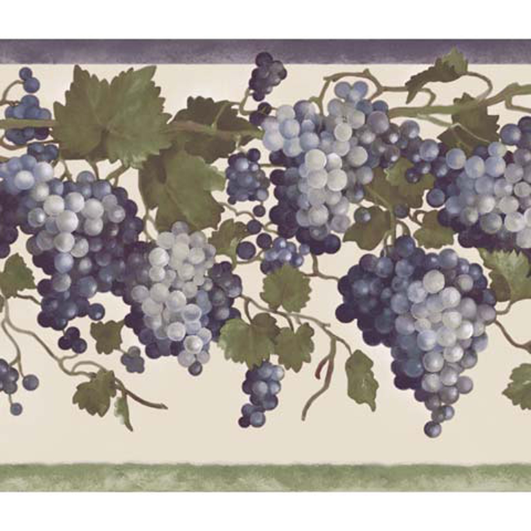 Grape Fruit Wallpaper Border 84B73602