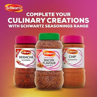 Schwartz Bacon Flavour Bits, 320g – Smoky, Crispy Vegan-Friendly Bacon Topping for Salads, Pasta & Gourmet Recipes