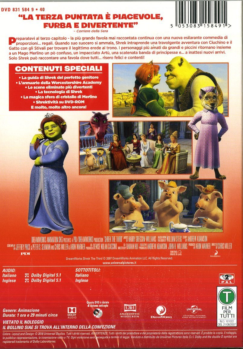 Shrek 3 (New Linelook)