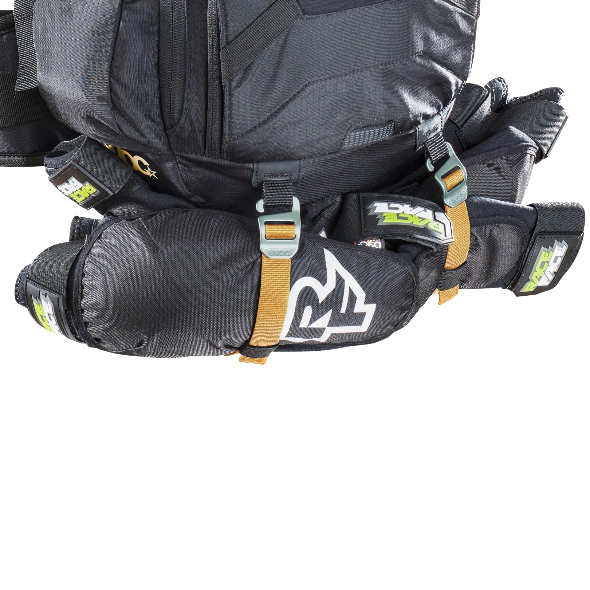 EVOC FR TRAIL BLACKLINE 20l plecak z ochraniaczem, na wycieczki rowerowe i szlaki (plecak rowerowy z ochraniaczem pleców LITESHIELD z certyfikatem TÜV/GS, LITESHIELD SYSTEM AIR, rozmiar S), czarny