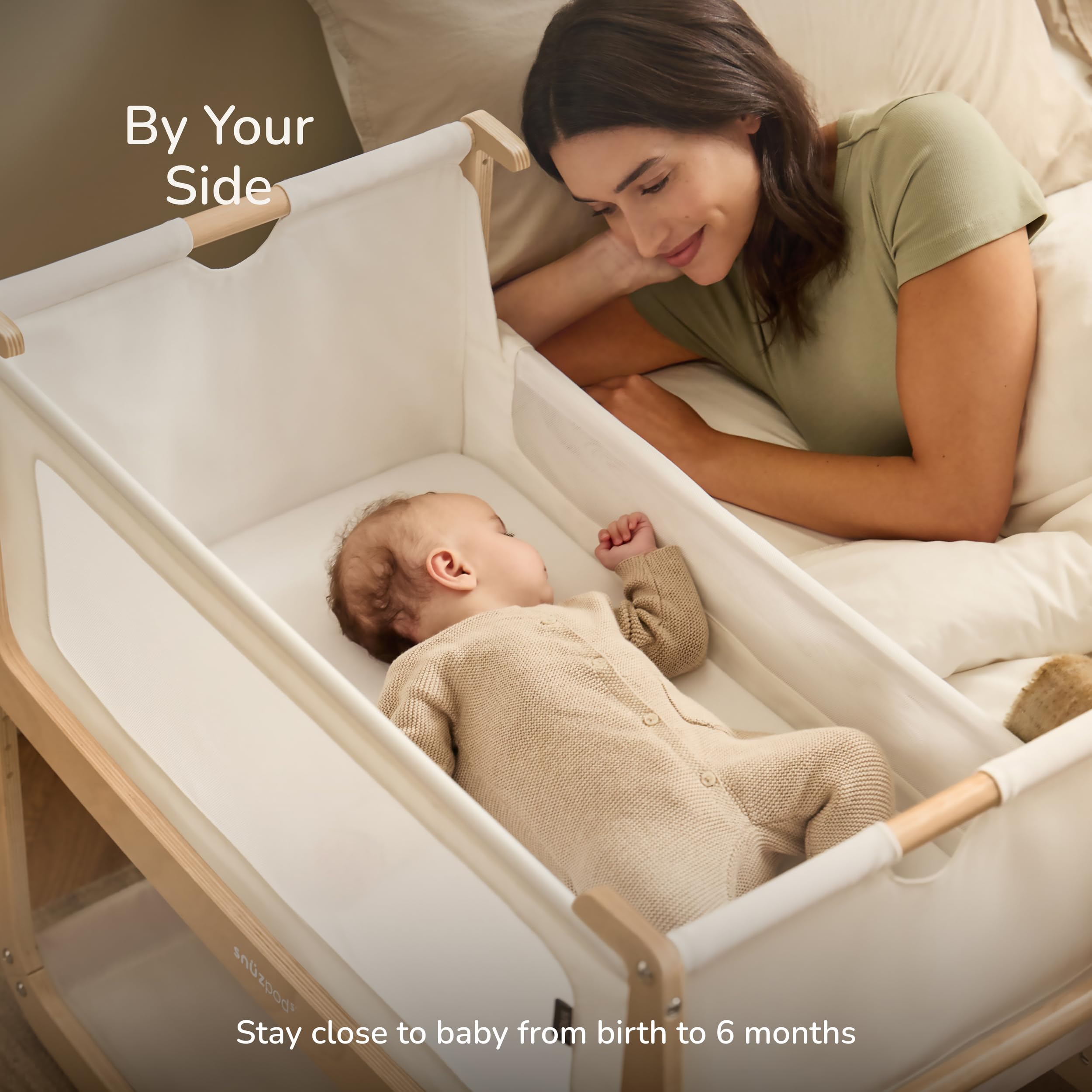 Amazon.co.jp: SnuzPod 5ベッドサイドバシネット 赤ちゃん用 - 新生児