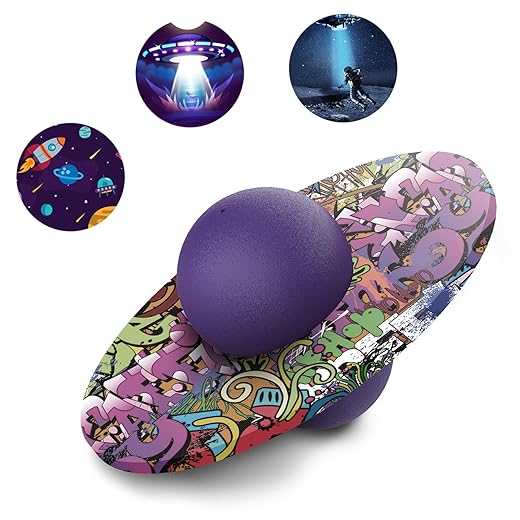 Anby Pogo Ball for Kids & Adults Up to 200lb, Balance Coordination Trick Bounce Board Pop Ball Cool Fun Challenge Indoor Outdoor Toys Pogo Jumper Gifts for Boys Girls Valentine