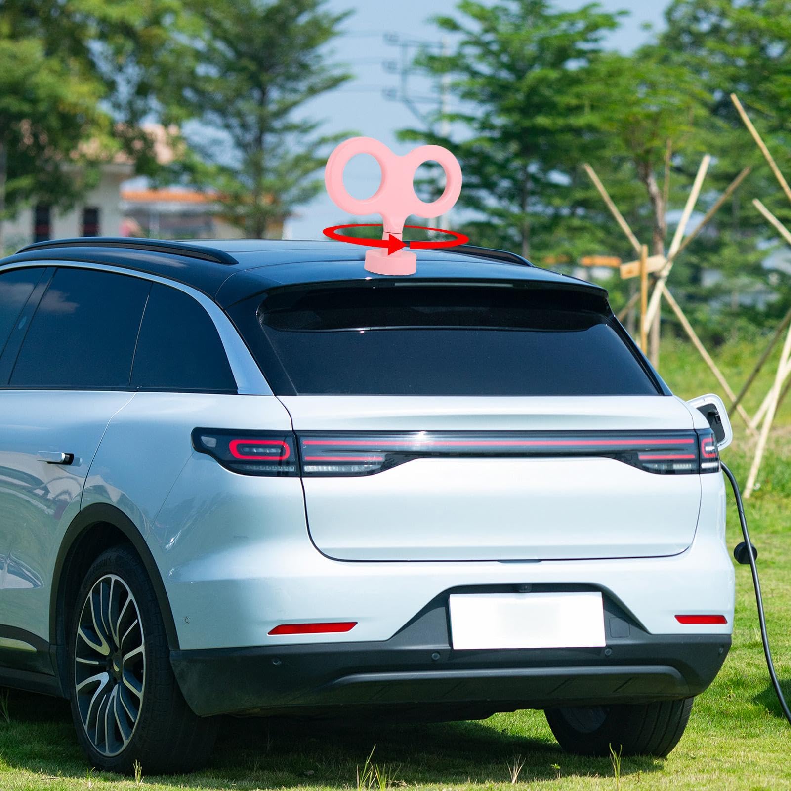 meccanismo a carica chiave | cappuccio ornamento auto elettrico chiave rotante molla chiave, decorazioni auto, decorazione esterna veicolo per tetto auto, posteriore auto, moto | rotante molla chiave, decorazioni auto, decorazione esterna veicolo per tett
