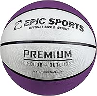 Vista 2 de Pelotas de baloncesto recreativas de goma multicolor épicas