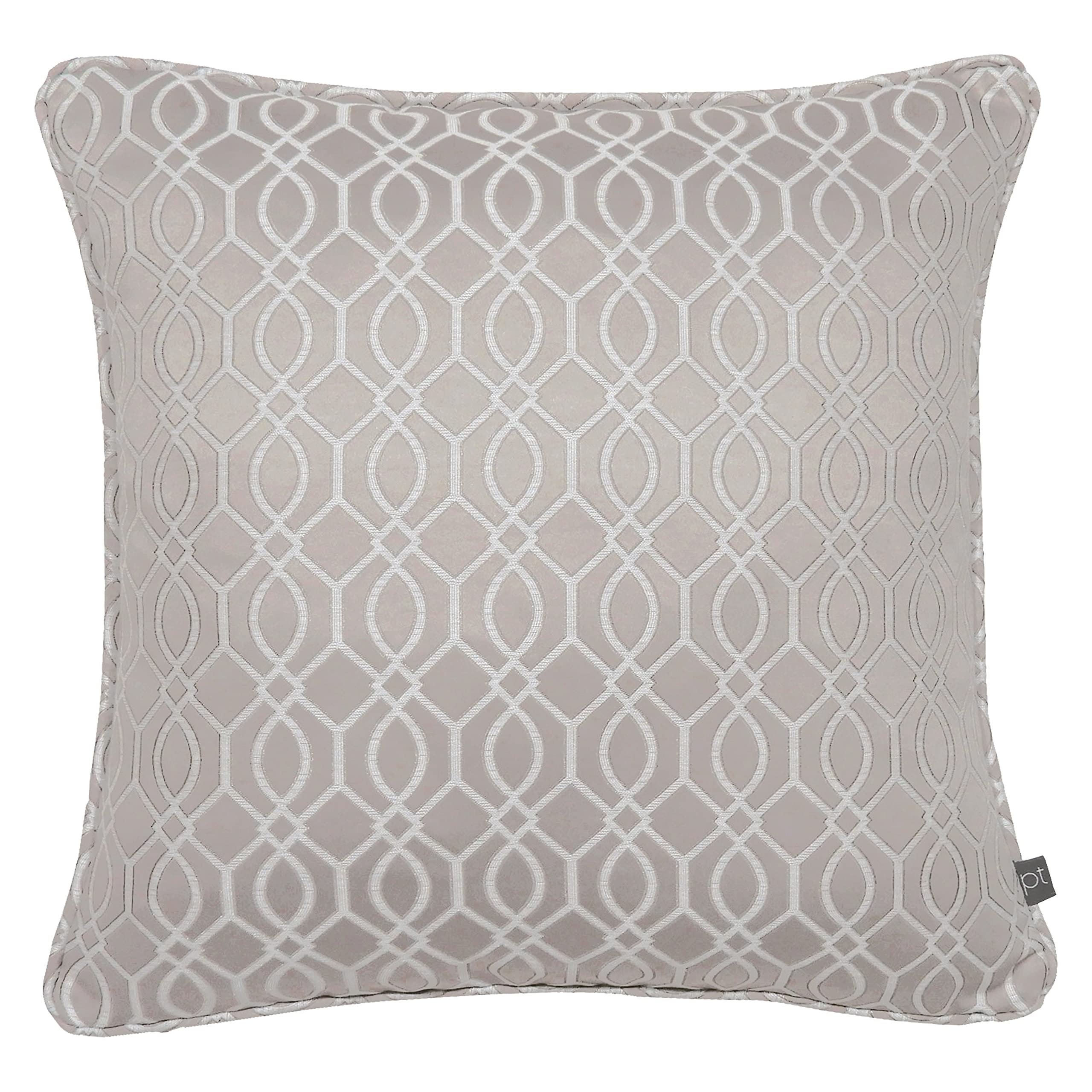 Prestigious Textiles Skyscraper Jacquard Piped Polyester Filled Cushion from B&Q