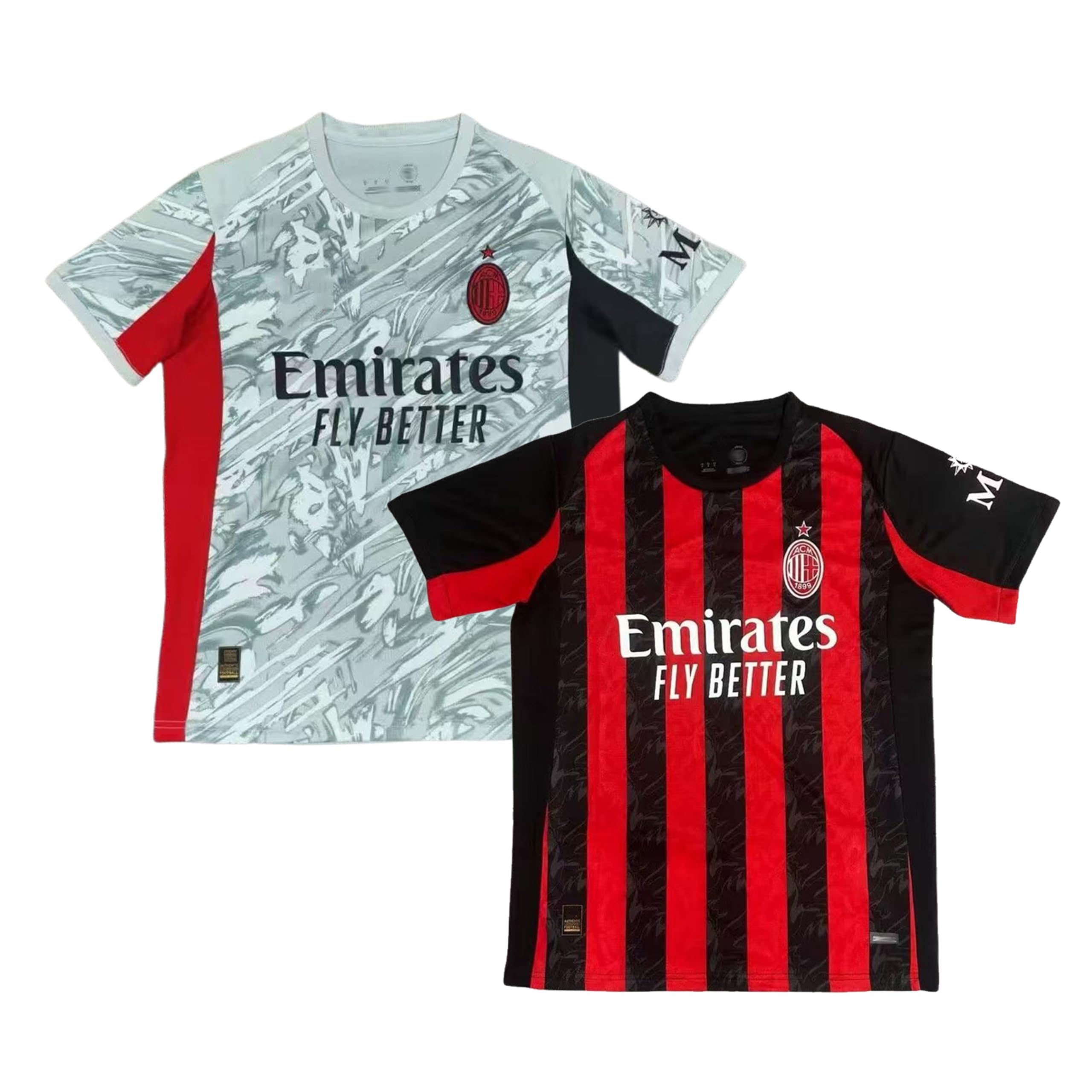 ⭐️お値引き中❗️【美品・希少】⭐️ACミラン　サッカーユニホーム　サッカーシャツ Amazon.co.jp: [M-loongren] 25-26 ACミラン サッカー ユニフォーム AC