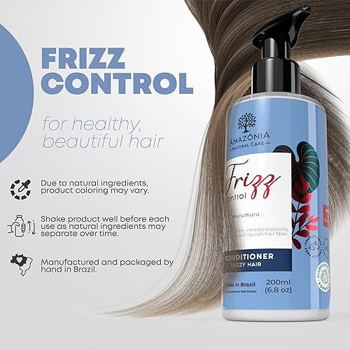 Miniatura 2 de Acondicionador natural de control de encrespamiento para mujeres y hombres, acondicionador de cabello antiencrespamiento, acondicionador de cabello
