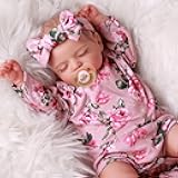 Lifelike Reborn Baby Dolls - Sleeping Realistic Newborn Soft Body Real Life Girl Dolls with Accessories Gifts for Kids Age 3 + & Collection, 20 inches
