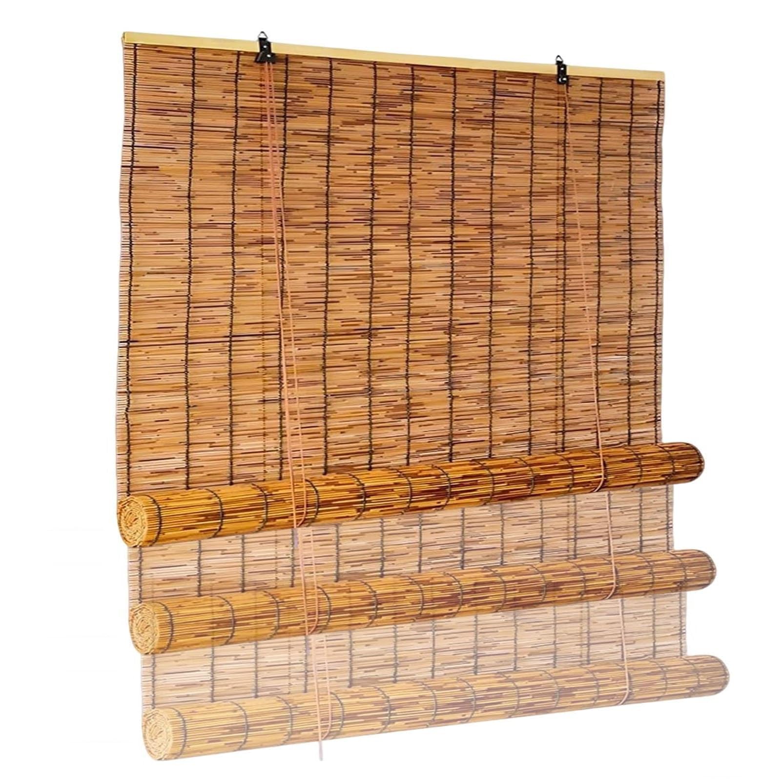 CMJYMX 20 To 59IN Wide Light Filtering Roller Shades Natural Porch Blackout Roll Up Blinds With Lifter, Waterproof Roller Blinds Thermal Insulation(50x160CM/20x63IN(WxH))