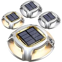 Quntis Luci Solari Esterno Giardino Alluminio, IP68 Impermeabile