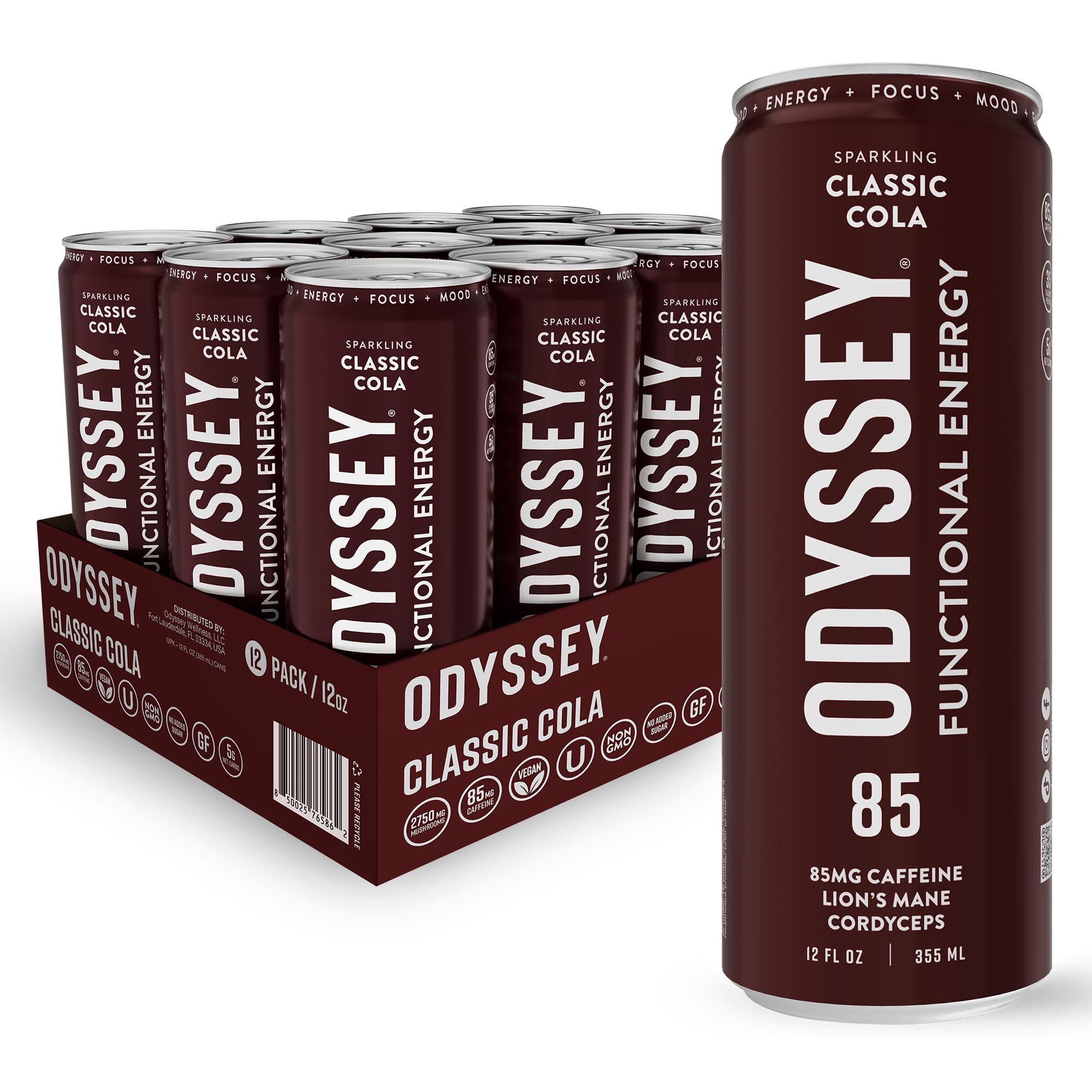 Amazon.com : Odyssey Functional Energy Drink for Focus, Cognition