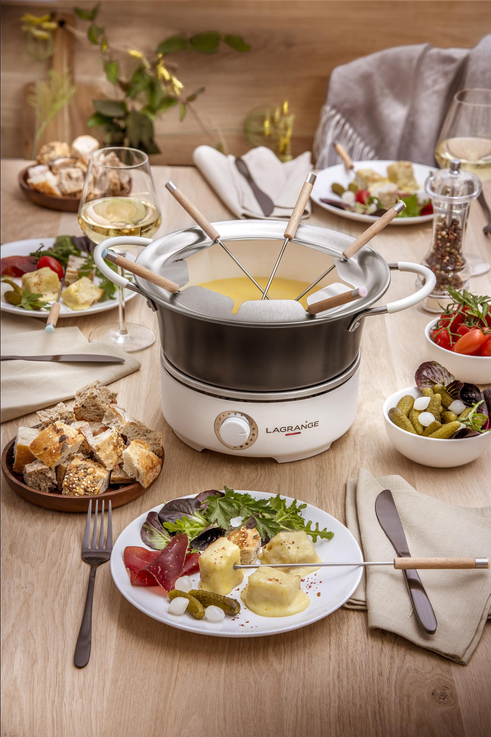 LAGRANGE - Fondue Prestige compatible tous feux 8 personnes 349401 900W