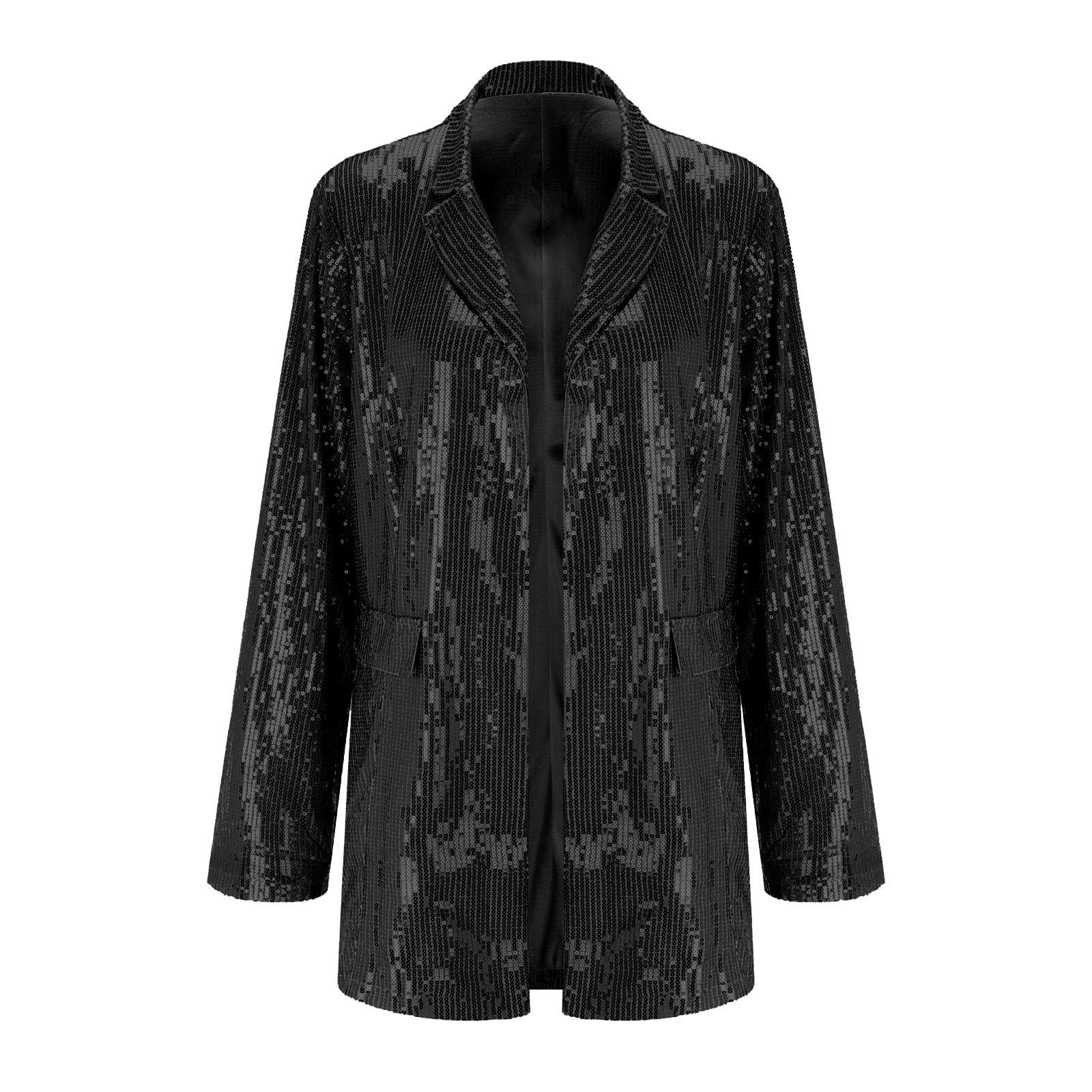 Giacca Blazer Scintillante In Paillettes Per Donna – Elegante E Oversize Per Serate E Cerimonie