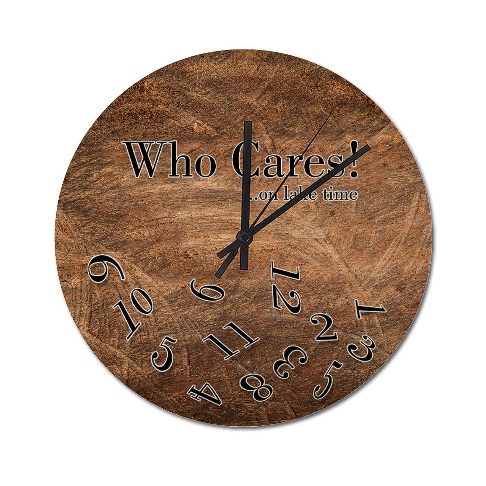 Horloge murale silencieuse pour salon rétro et apaisant