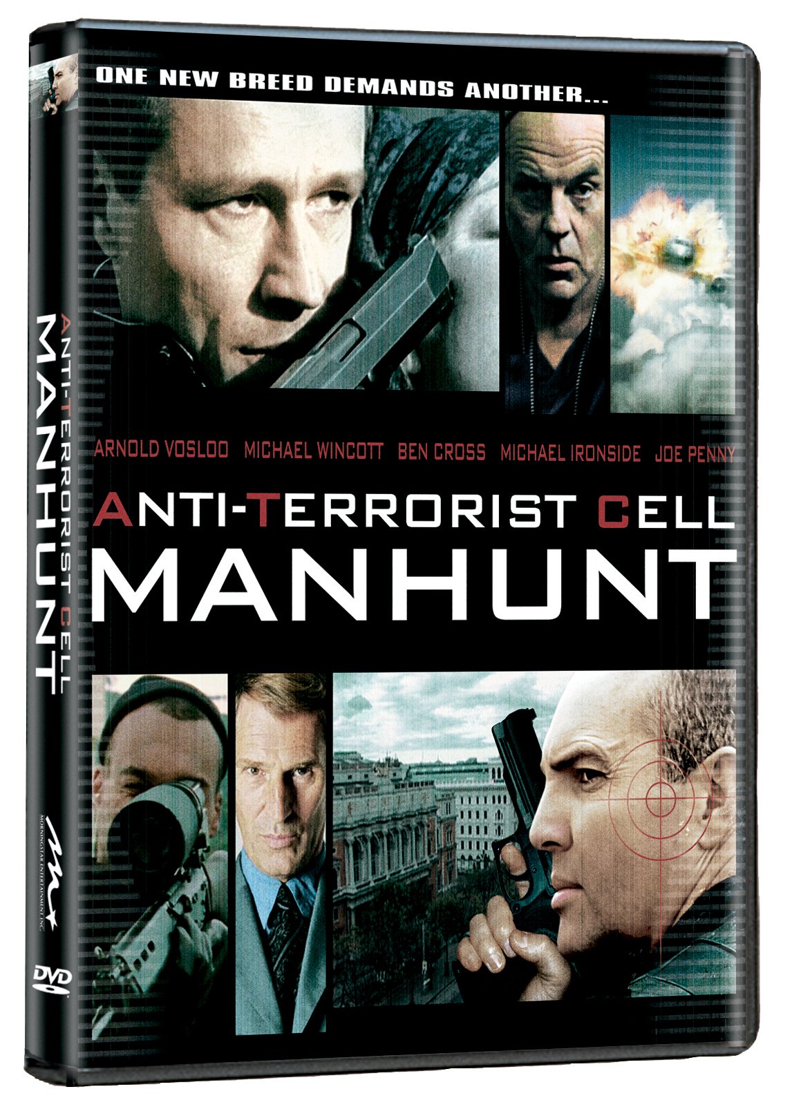Anti-Terrorist Cell: Manhunt disco DVD original del Reino Unido con cine de espias