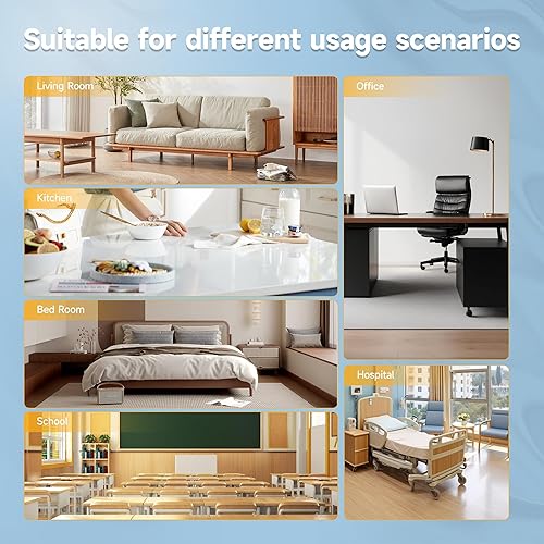 Miniatura 8 de FCFMY Paquete de 2 filtros de repuesto 3 en 1 de carbono HEPA HE601 para purificador de aire Shark 6 (HE601 y HE602) # de pieza HE6FKPET