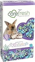 Vista 14 de Carefresh - Ropa de cama para mascotas pequeñas de papel natural blanco 99% libre de polvo con control de olores, 10L, blanco
