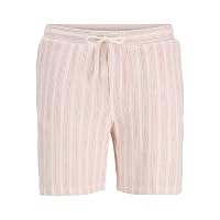 JACK & JONES Jpstjaiden Coba Stripe Jog Shorts Reg SN, Pesca (Peach Melba)