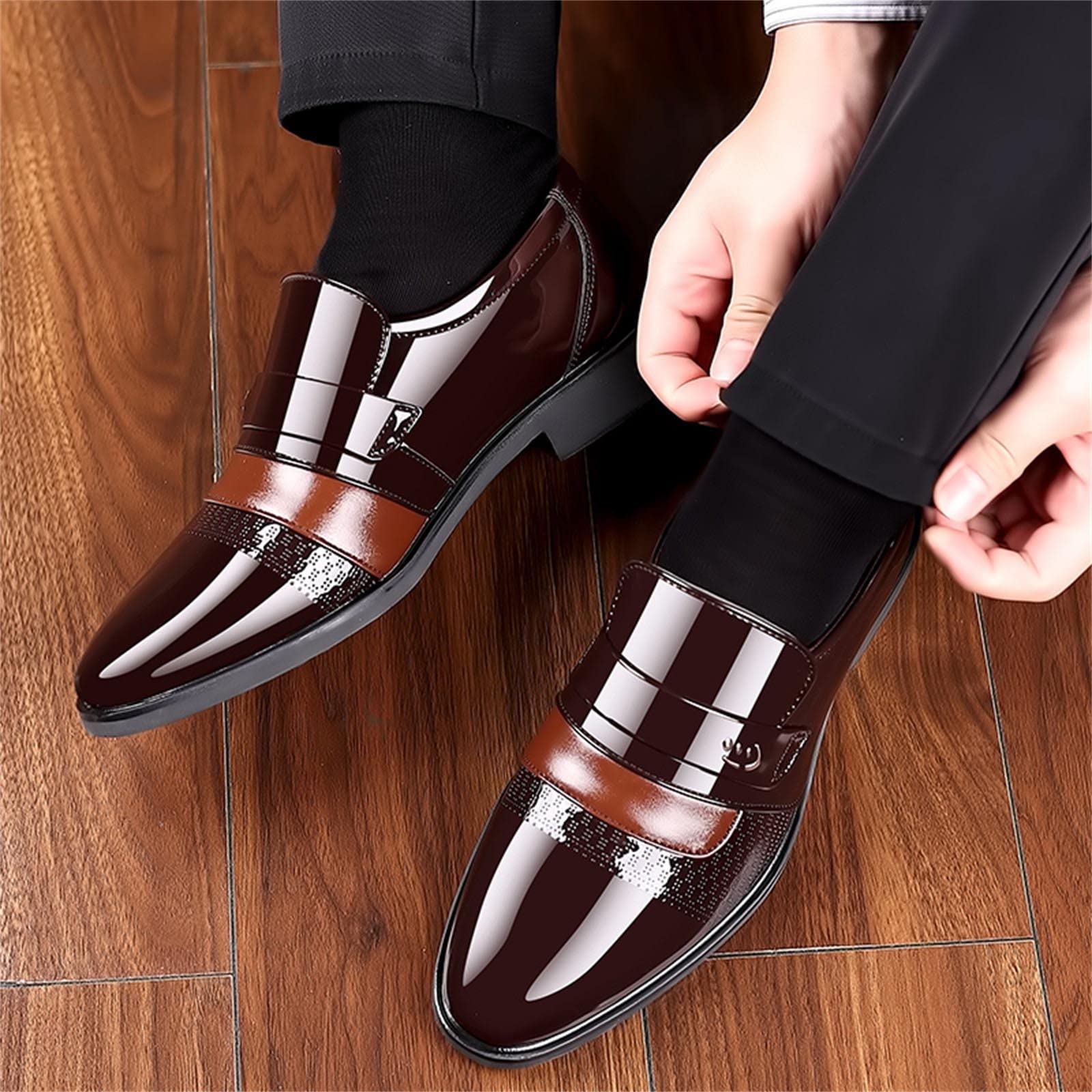 Zapatillas Informales De Corte Bajo Para Hombre, Color Marrón Oscuro, Tallas UK 6 A 12, Suela De Goma