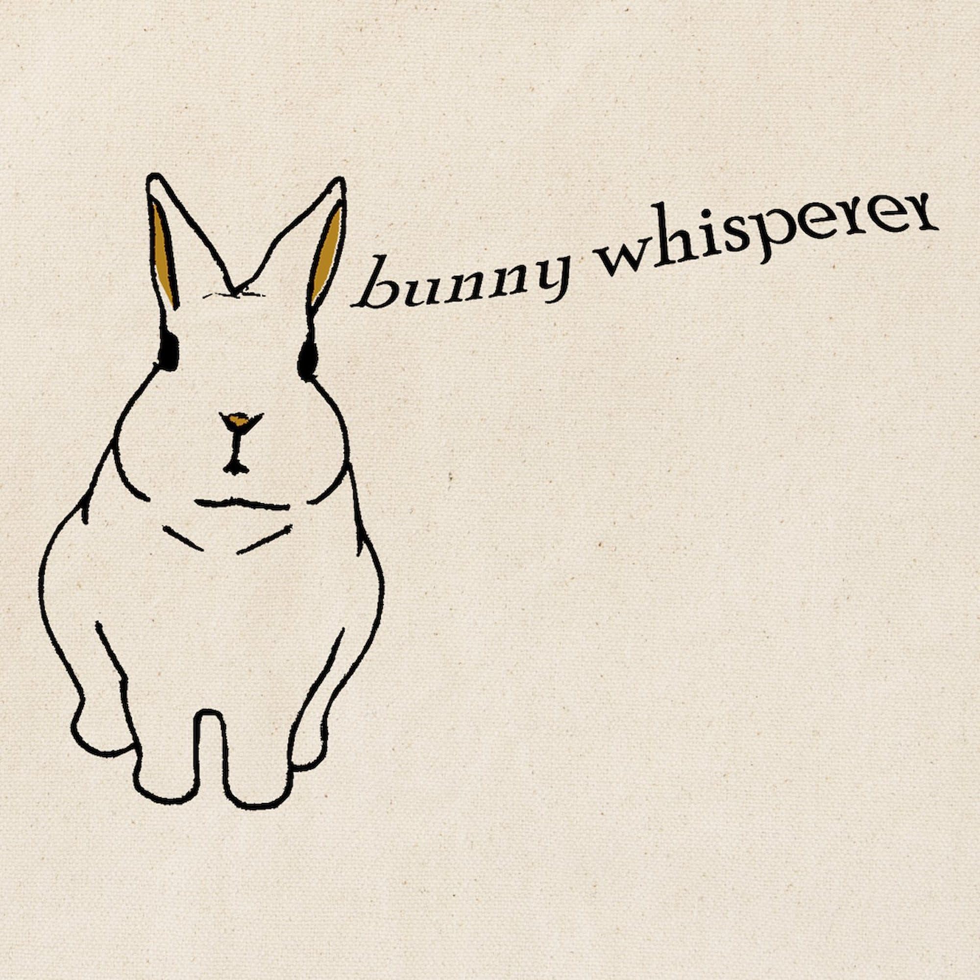 CafePress Bunny Whisperer Tote Bag Natural Canvas Tote Bag, Reusable Shopping Bag
