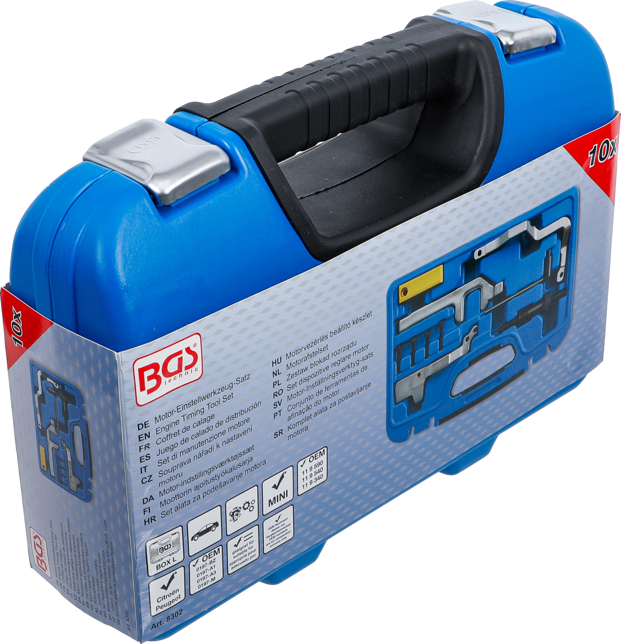 BGS 8302 | Juego de calado de distribución | para MINI, PSA | 10 piezas | Para trabajar en tiempos de control del motor | al renovar la junta de culata