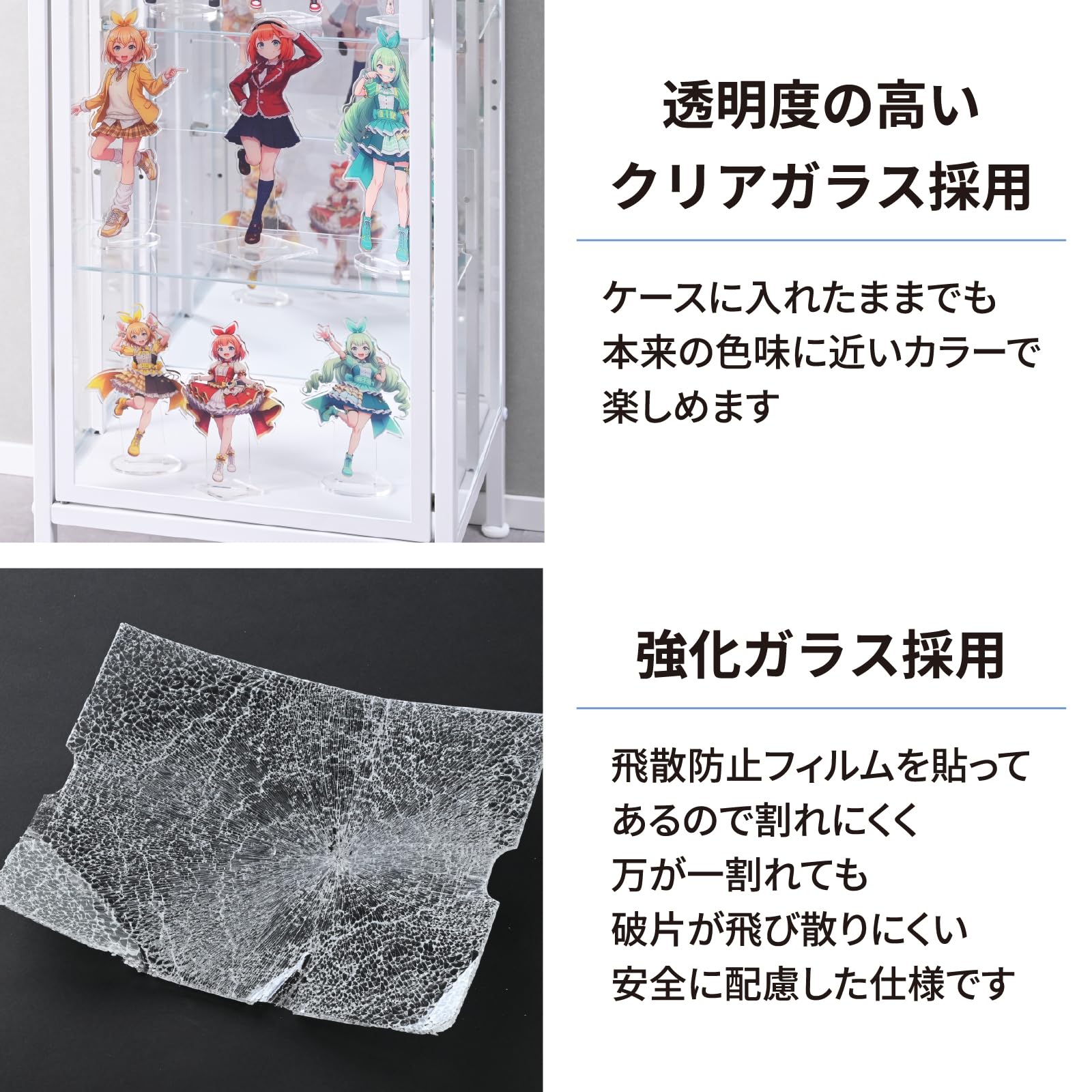 Amazon.co.jp: Yamazen UGC-H5H(MBK) Collection Case, Figure Case, 5