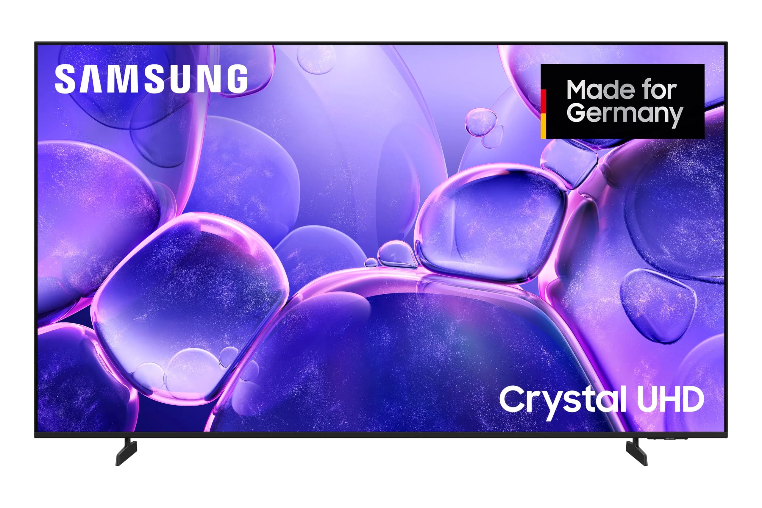 Samsung Crystal UHD U8079F 4K 75 Zoll (189 cm) LED Fernseher, Optimiert für Fussball und Gaming, Crystal Prozessor 4K, SmartThings, AI Upscaling, Knox Security, Kostenlose Inhalte, Smart TV