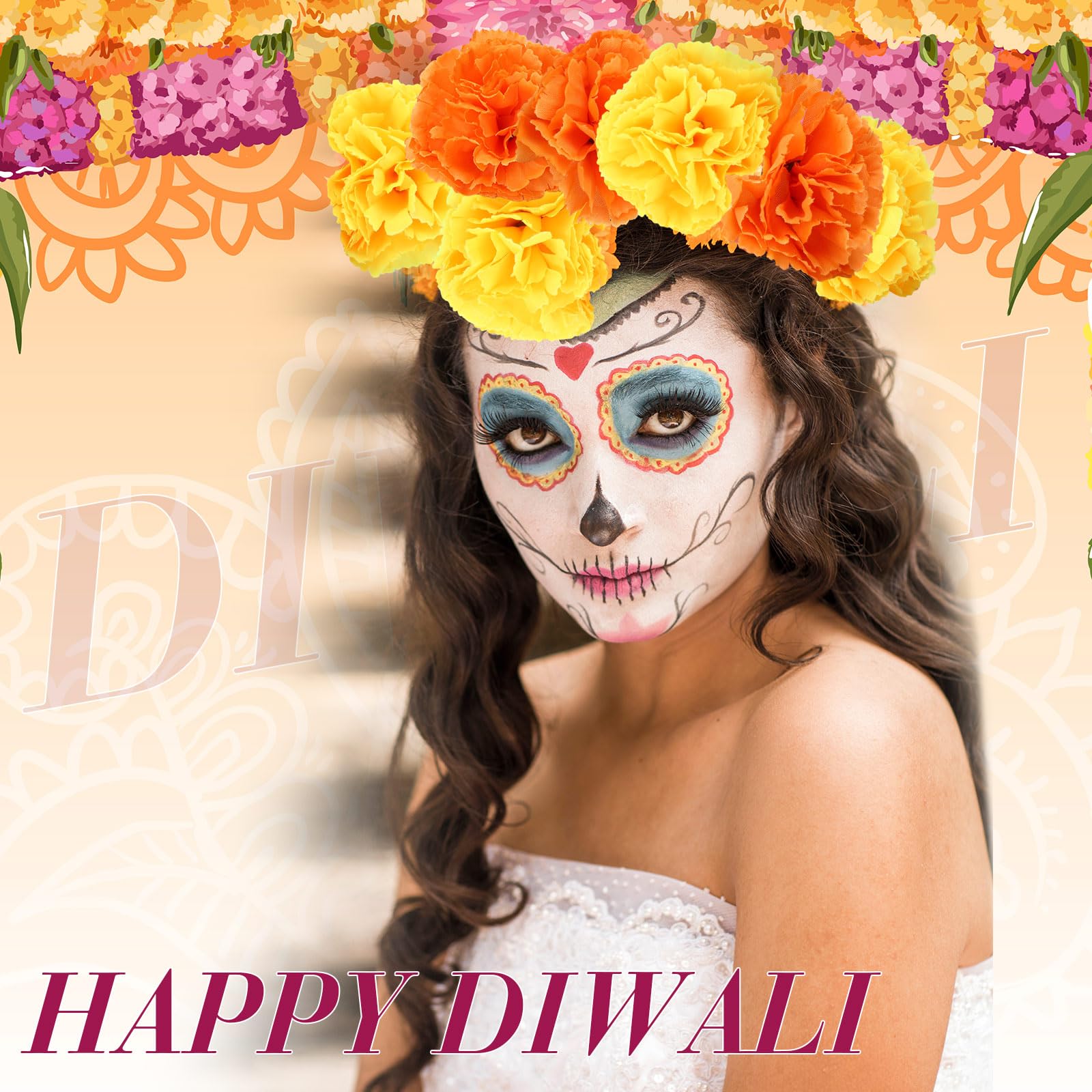 Retrowavy 300 Pcs Artificial Marigold Flowers Heads Bulk Faux Yellow