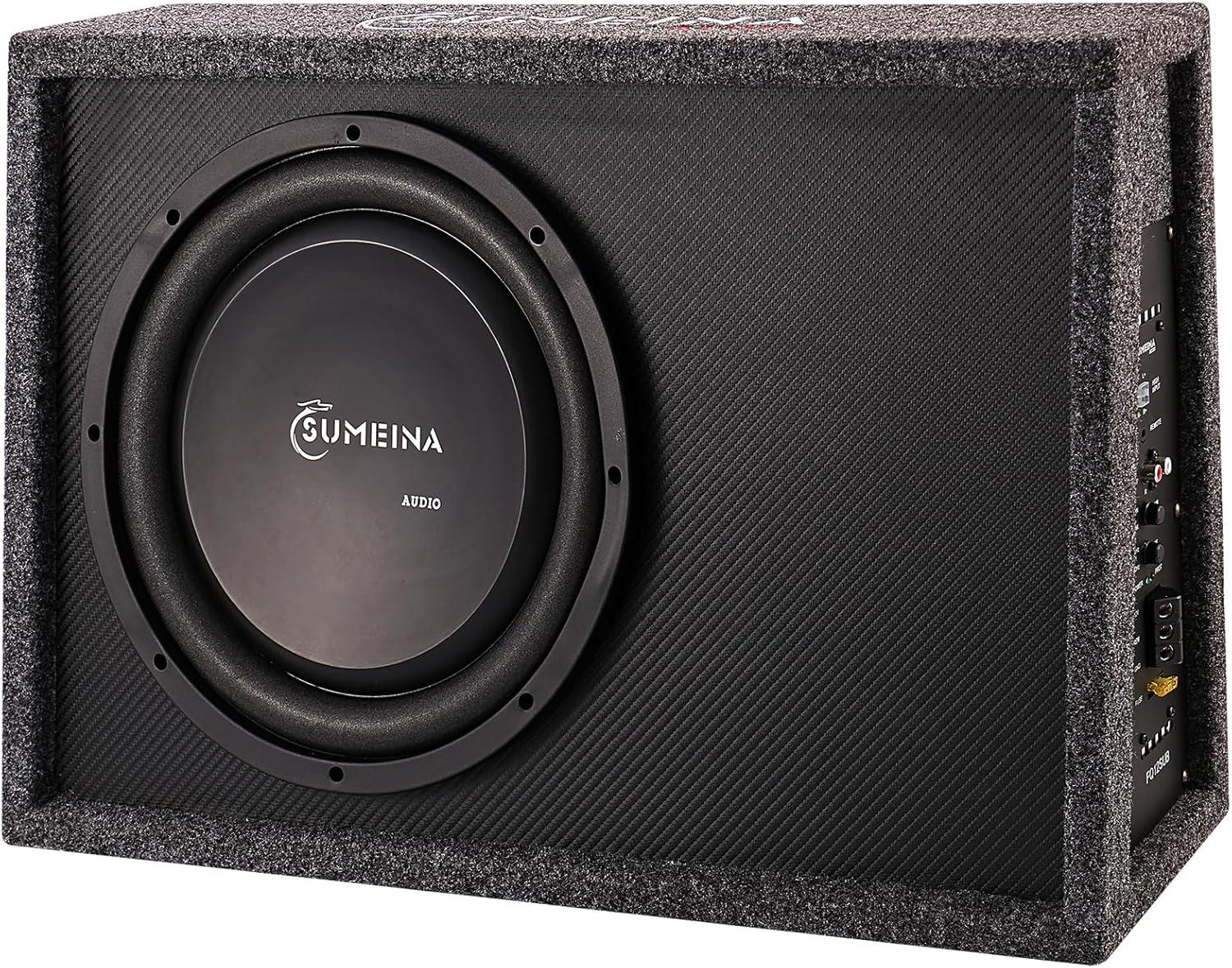 SUMEINA 12" Compact Active Subwoofer System, 1000W Car Audio Bass Subwoofer Sub