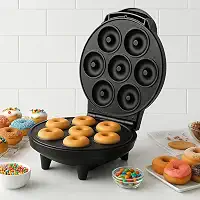 Máquina de Donuts 110V e Mini Cake Antiaderente Elétrica Capacidade para 7 Rosquinhas, Rápida, Efiiciente e Fácil de Limpar