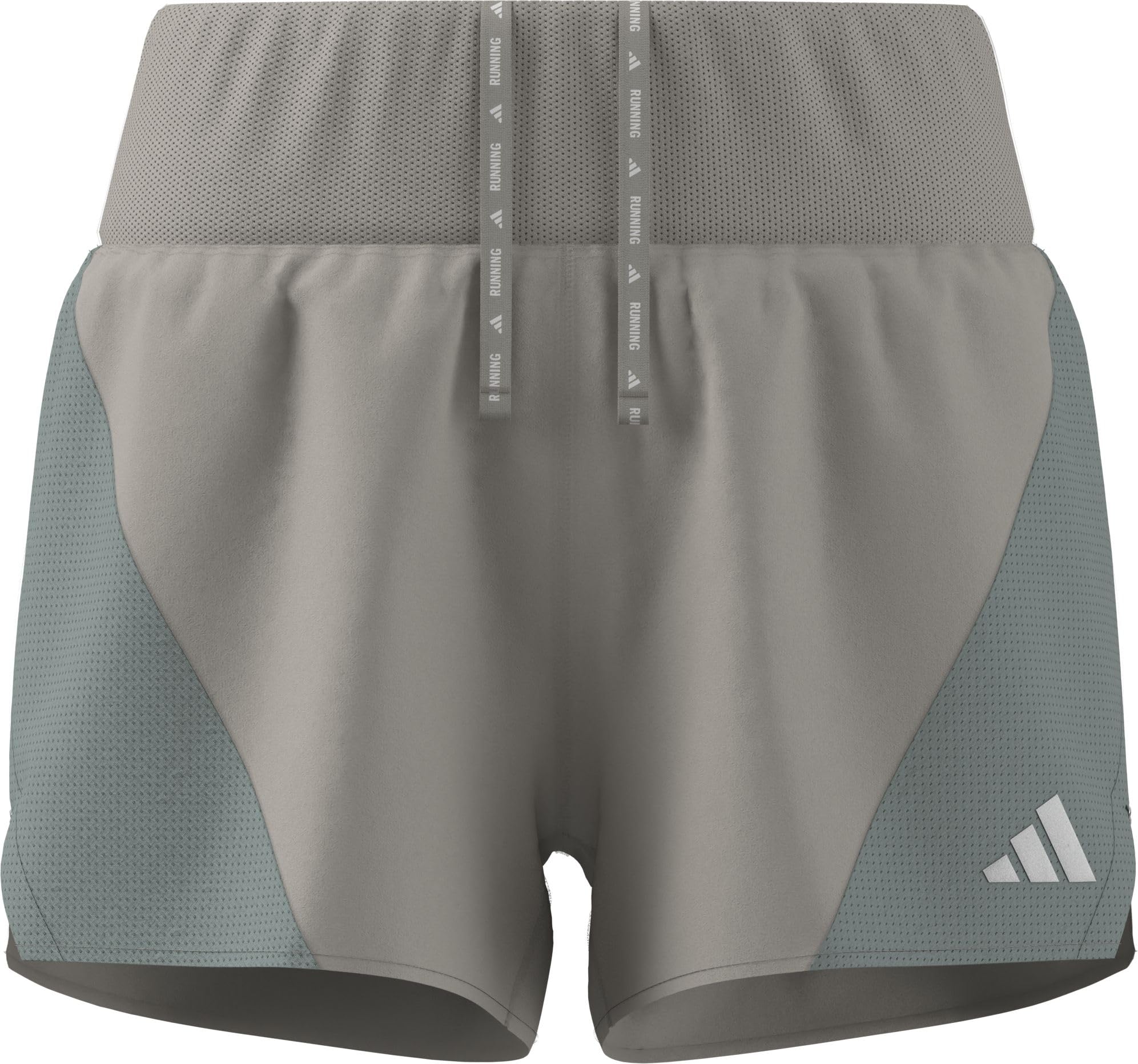 adidas Women's adi365Breeze Running Shorts, Wonder Alumina/Wonder Sage, XXL Long
