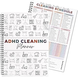 Adhd Cleaning Planner for Adults and Teens Adhd Cleaning and Organizing Planner Cleaning Schedule