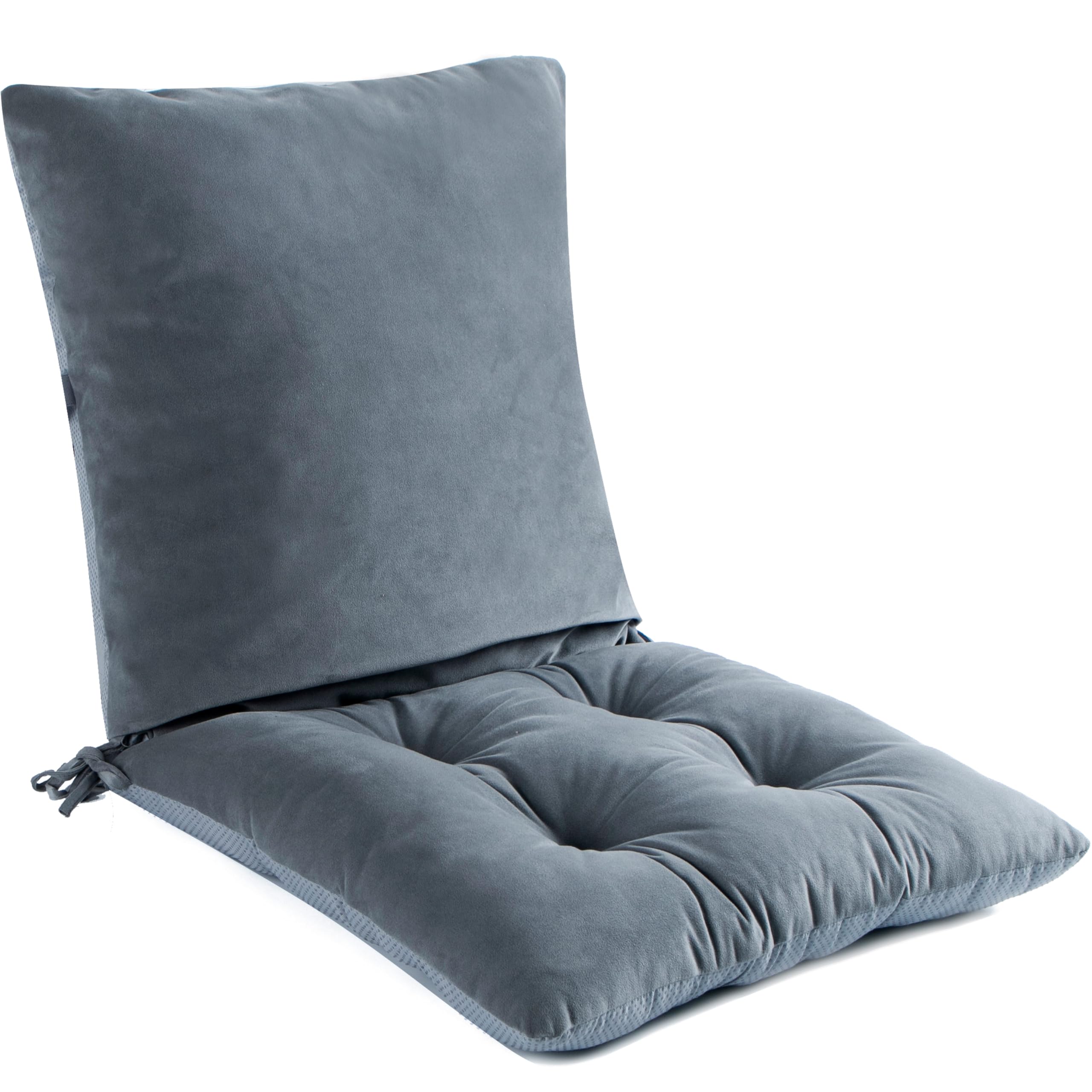 Respaldo reclinable ortopédico extra grande para aliviar el dolor de espalda baja, almohada de apoyo lumbar de respaldo alto, cojín de repuesto antideslizante con lazos de correa ajustables, para