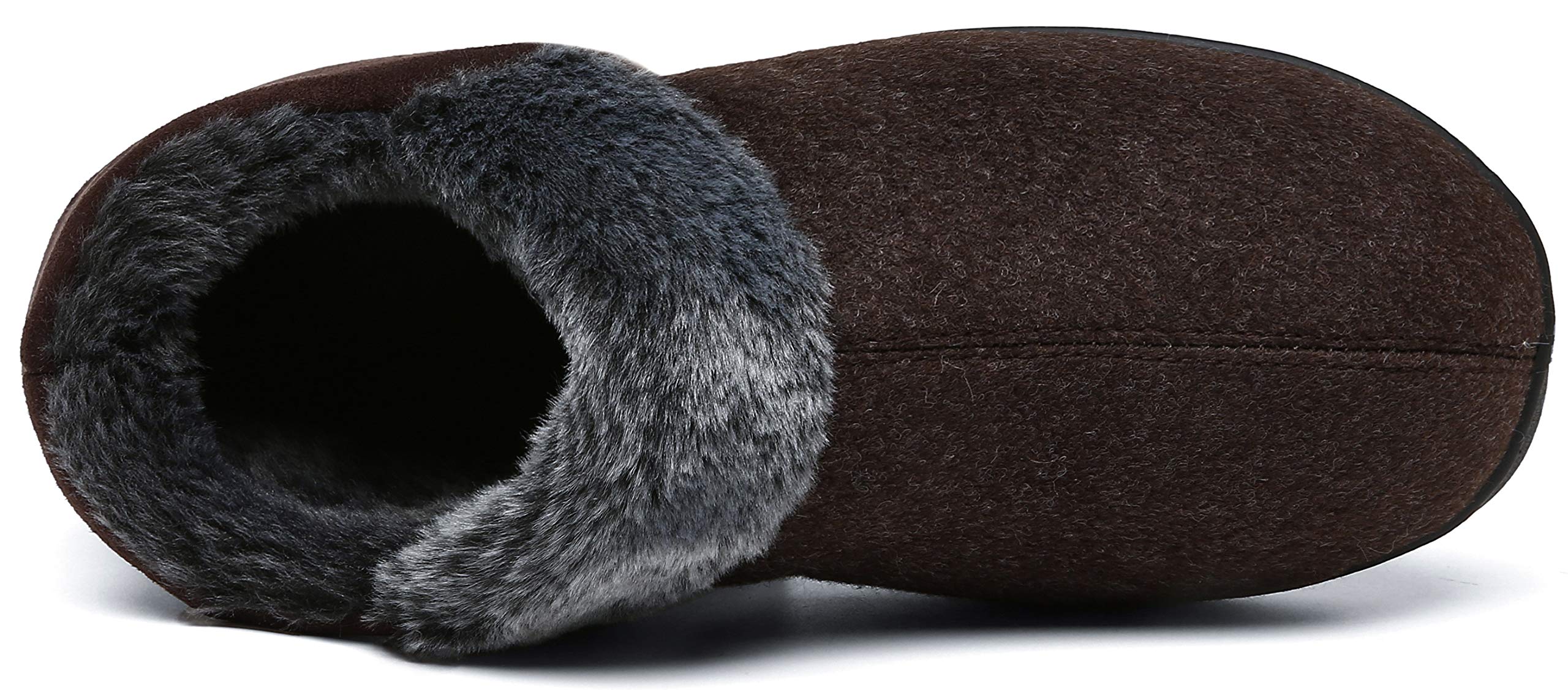 Mishansha Pantofole Uomo Ciabatte Invernali Memory Foam Pantofole Calde Gr.39-48