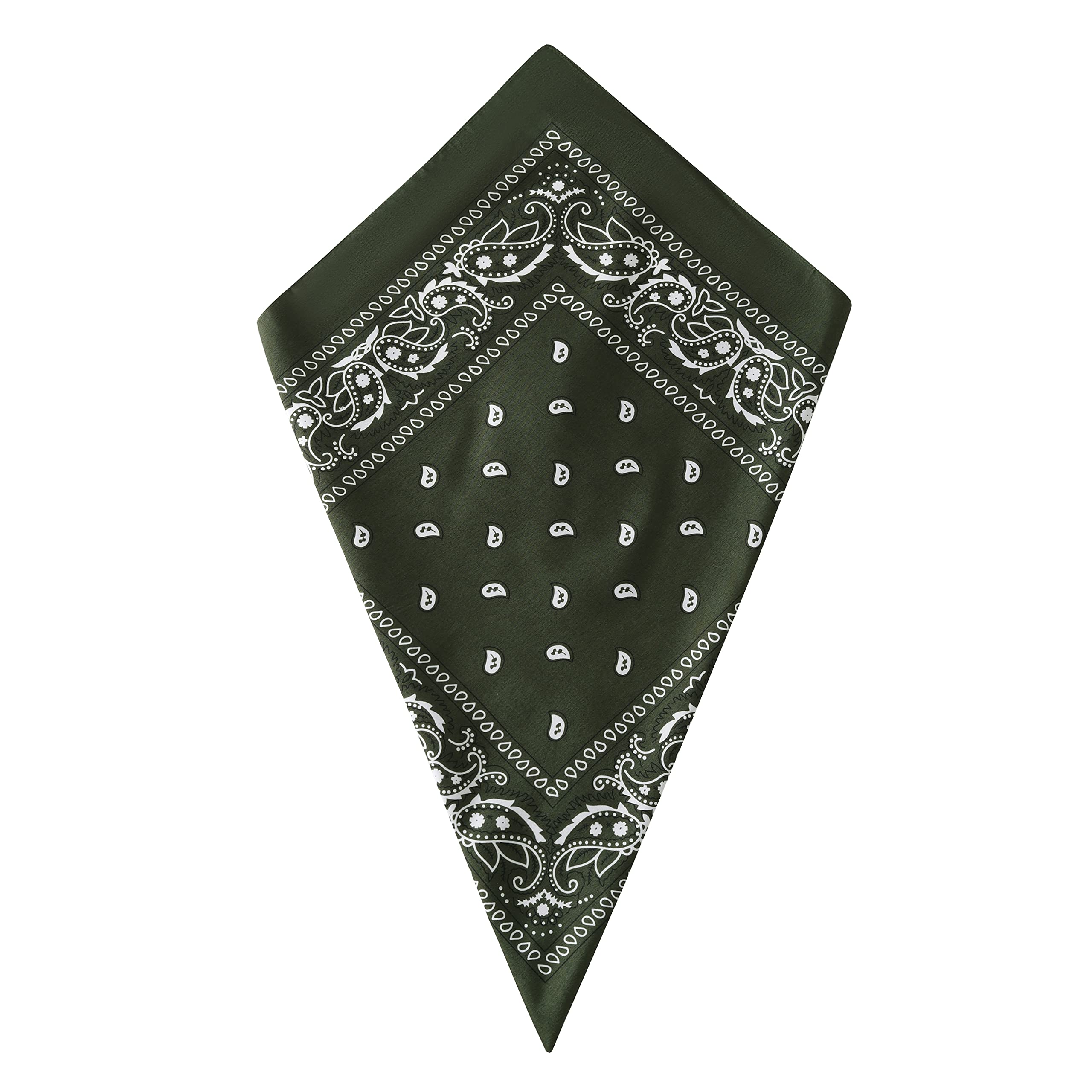 Paisley Bandana Head Scarf Headbands Handkerchief Cowboy Cotton Bib Party Face Covering Headwear For Motorcycling Mens Womens Unisex — view 14