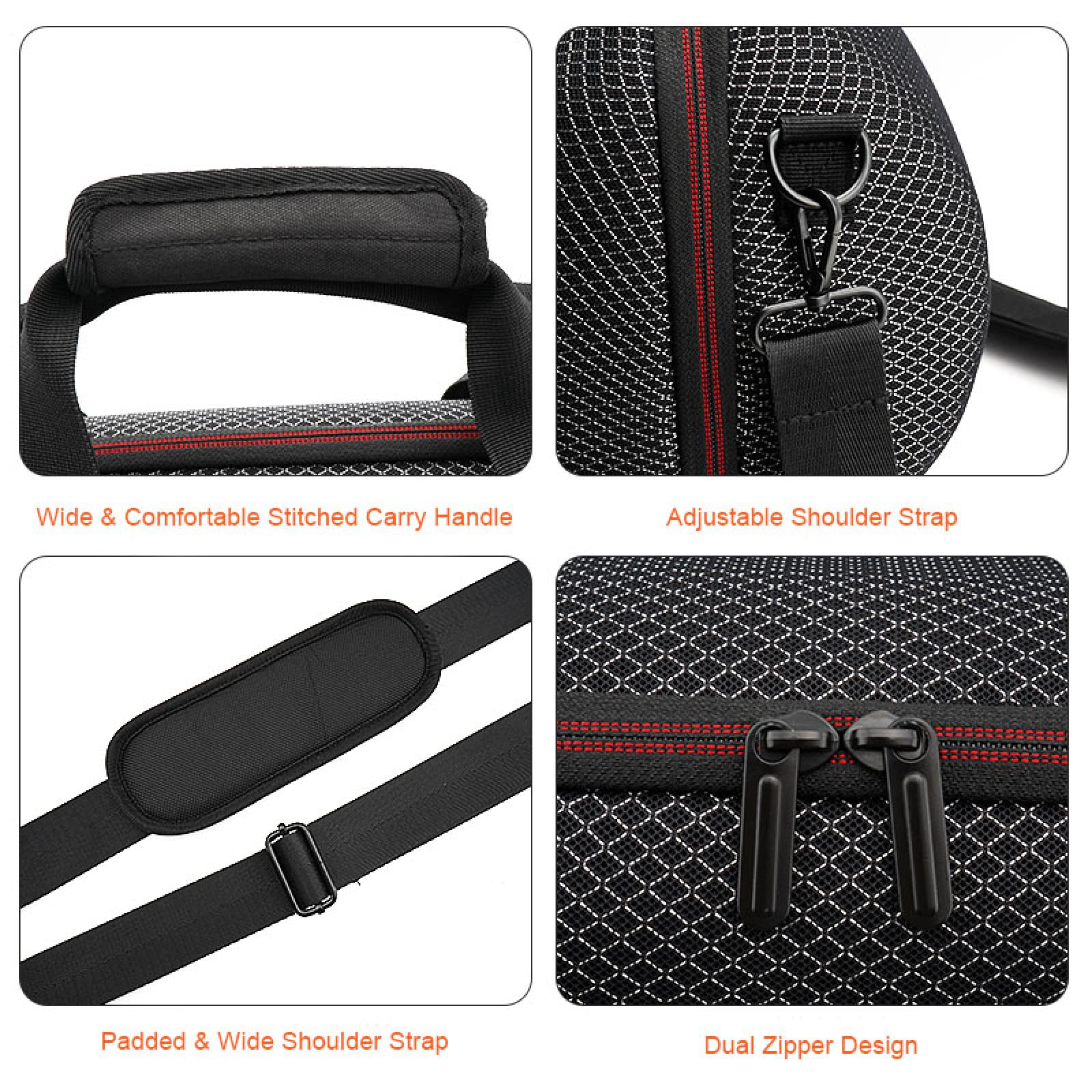 Nuova custodia rigida da viaggio portatile compatibile con Bluetooth con maniglia di ricambio per JBL BOOMBOX 4 Sacca porta altoparlanti (solo custodia)