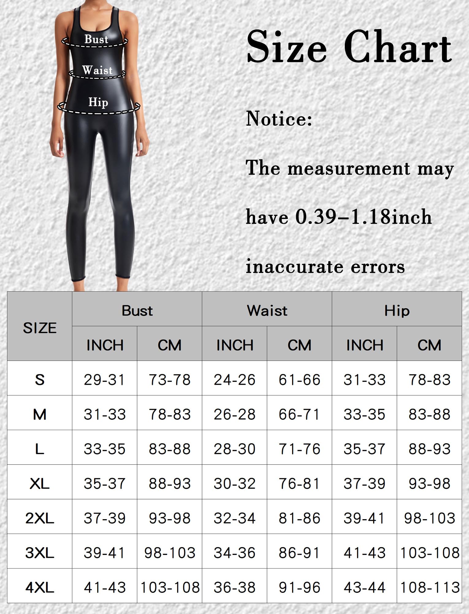 FEOYA Combinaison en Cuir PU pour Femmes Sexy Jumpsuit à Manches Courtes Sport Yoga Jumpsuit Une Pièces PU Clubwear Combinaison