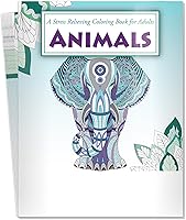 Vista 12 de ZOCO Paquetes de libros para colorear de animales, paquete de 25 a granel con lápices, regalos de atención plena para adultos, personas mayores
