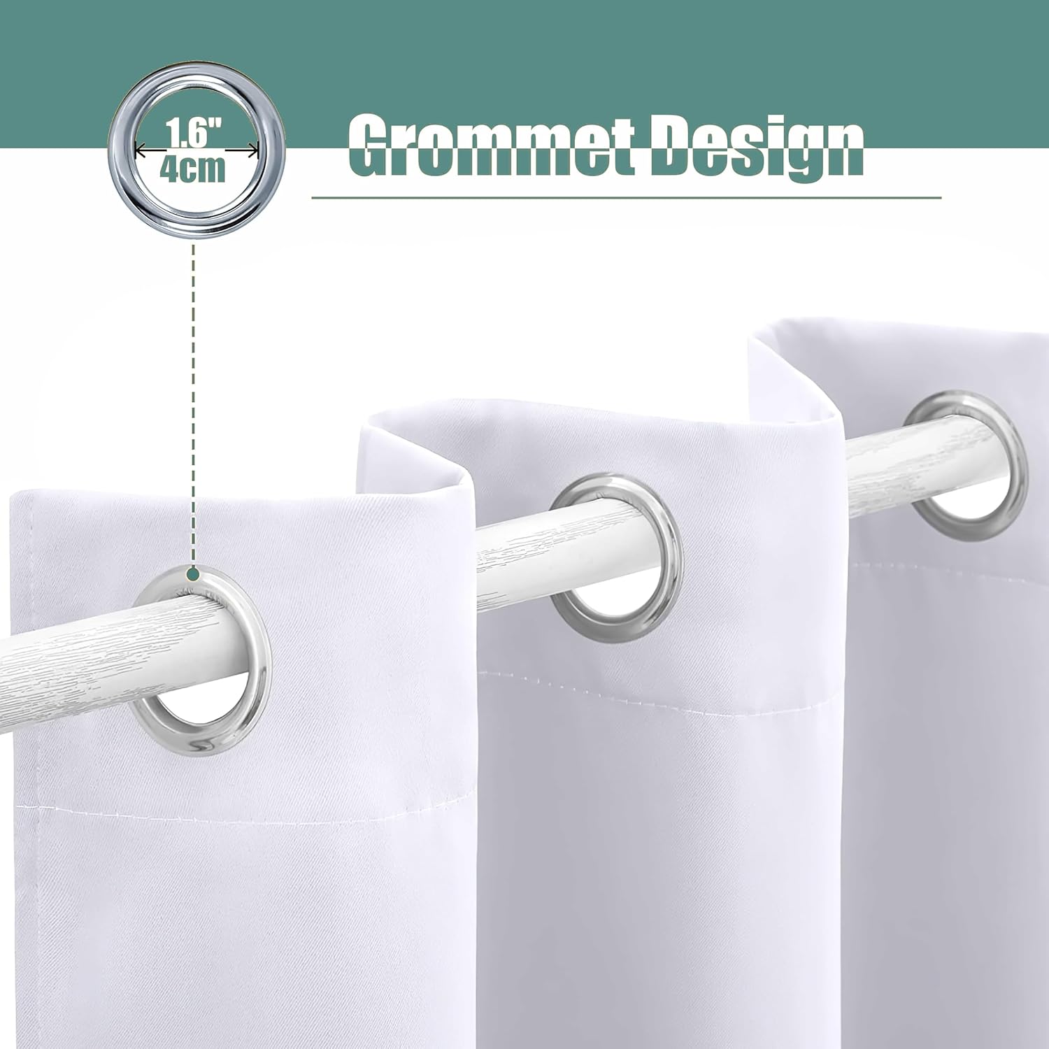 Generic Stripe Blackout Curtains, Bohemia Patterned Curtain for Bedroom Living Room, Waves Window Curtains Grommet Thermal Insulated & Home Decor Drapes, 27.5 x 39 Inch 2 Panels Set PI&699