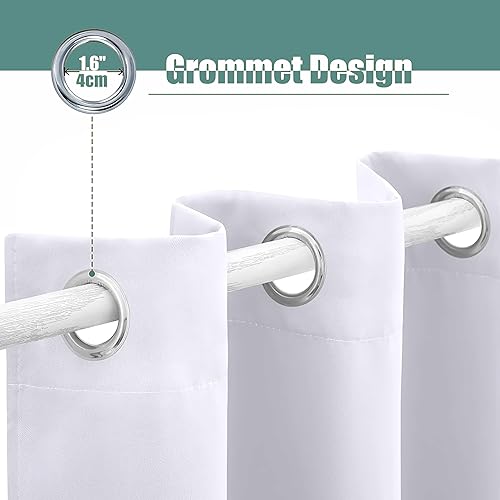 Miniatura 6 de Cortinas opacas con ondas retro de 84 pulgadas de largo, cortinas modernas de mediados de siglo para decoración de dormitorio, cortinas de ventana