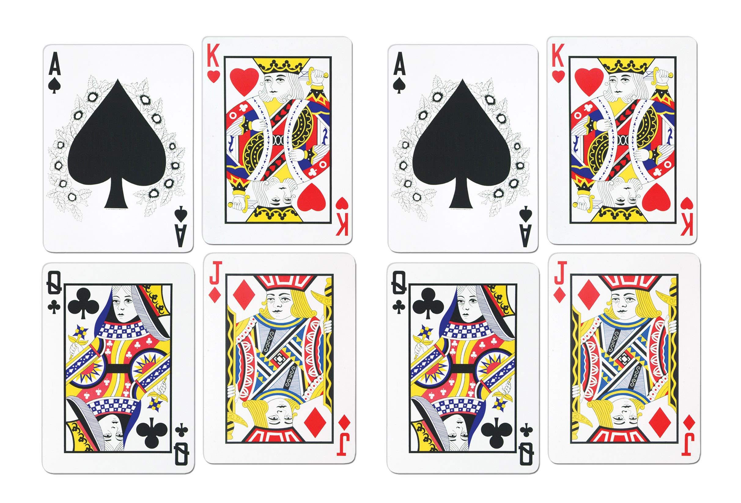 Lot de 8 cartes à jouer décoratives Beistle pour anniversaire