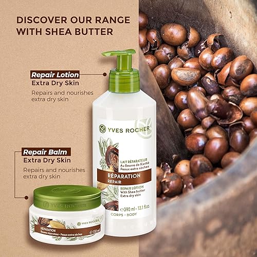 Miniatura 7 de Yves Rocher Loción reparadora para piel extra seca | Loción de manos y cuerpo para reparar y nutrir | 13.1 onzas líquidas