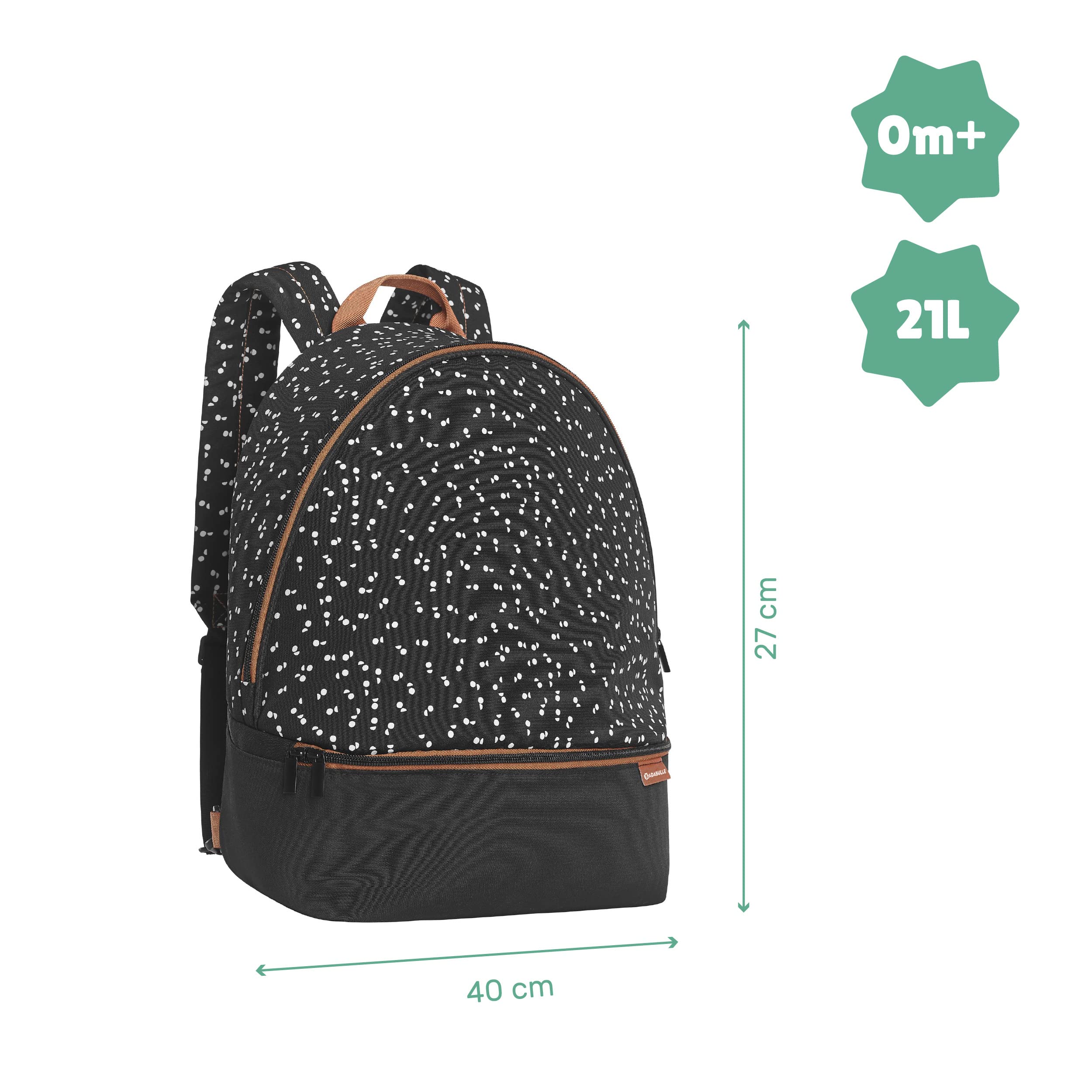 Badabulle B043030 Babymoov Casual & GO Zaino fasciatoio
