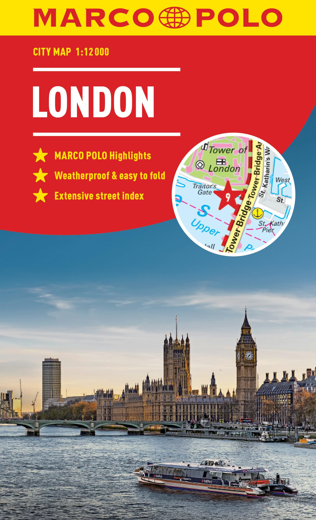 London Marco Polo City Map Inglés