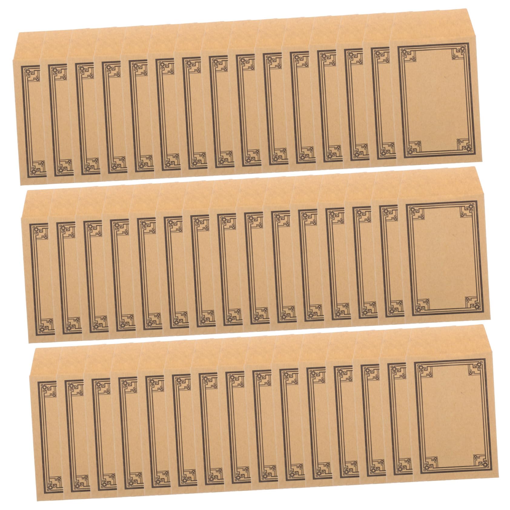 Mini Enveloppes Auto-adhésives Lot de 50 Papier Kraft Kaki pour Pièces de Monnaie