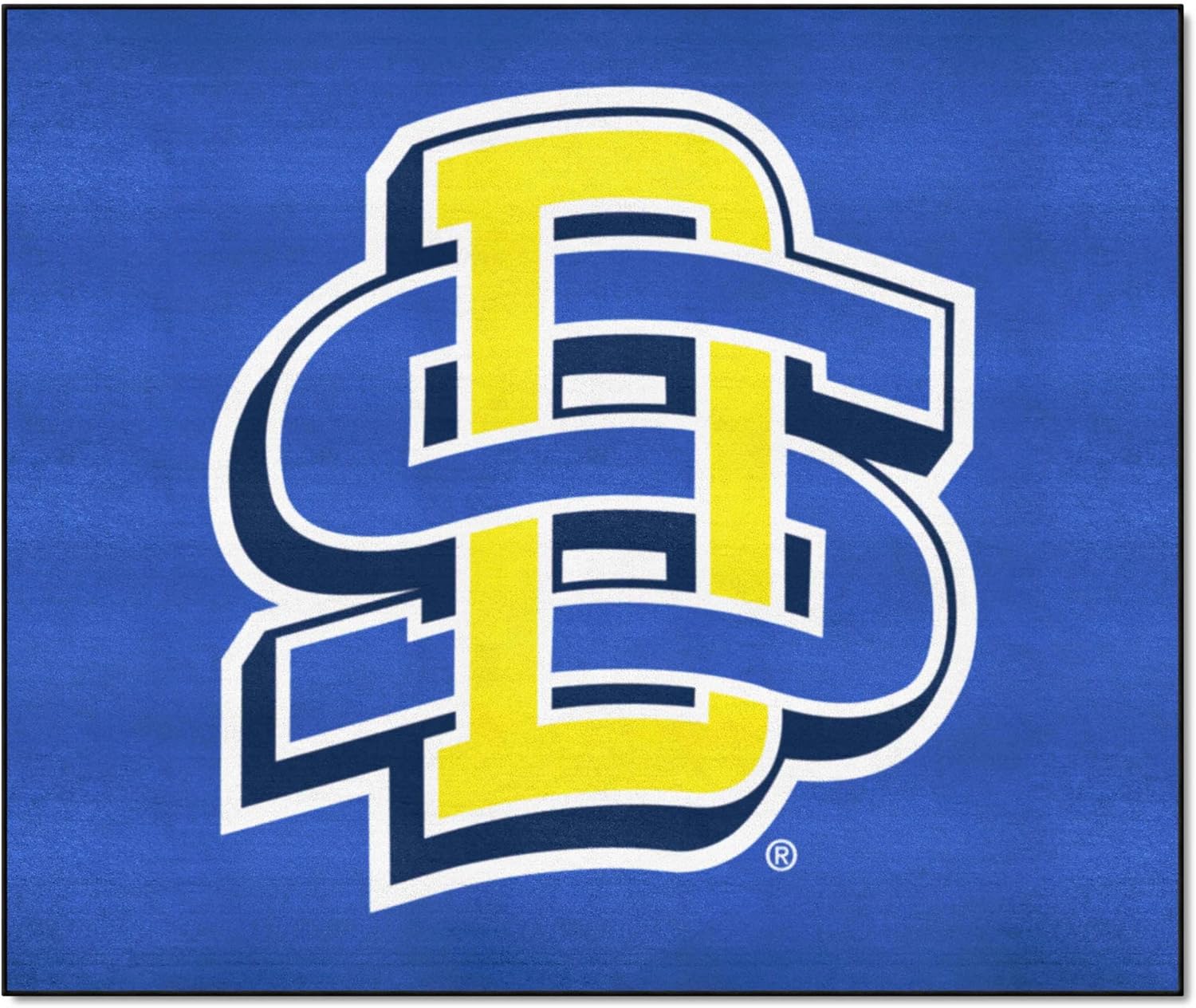 FANMATS 4444 South Dakota State Jackrabbits Tailgater Rug - 5ft. x 6ft. Sports Fan Area Rug, Home Decor Rug and Tailgating Mat