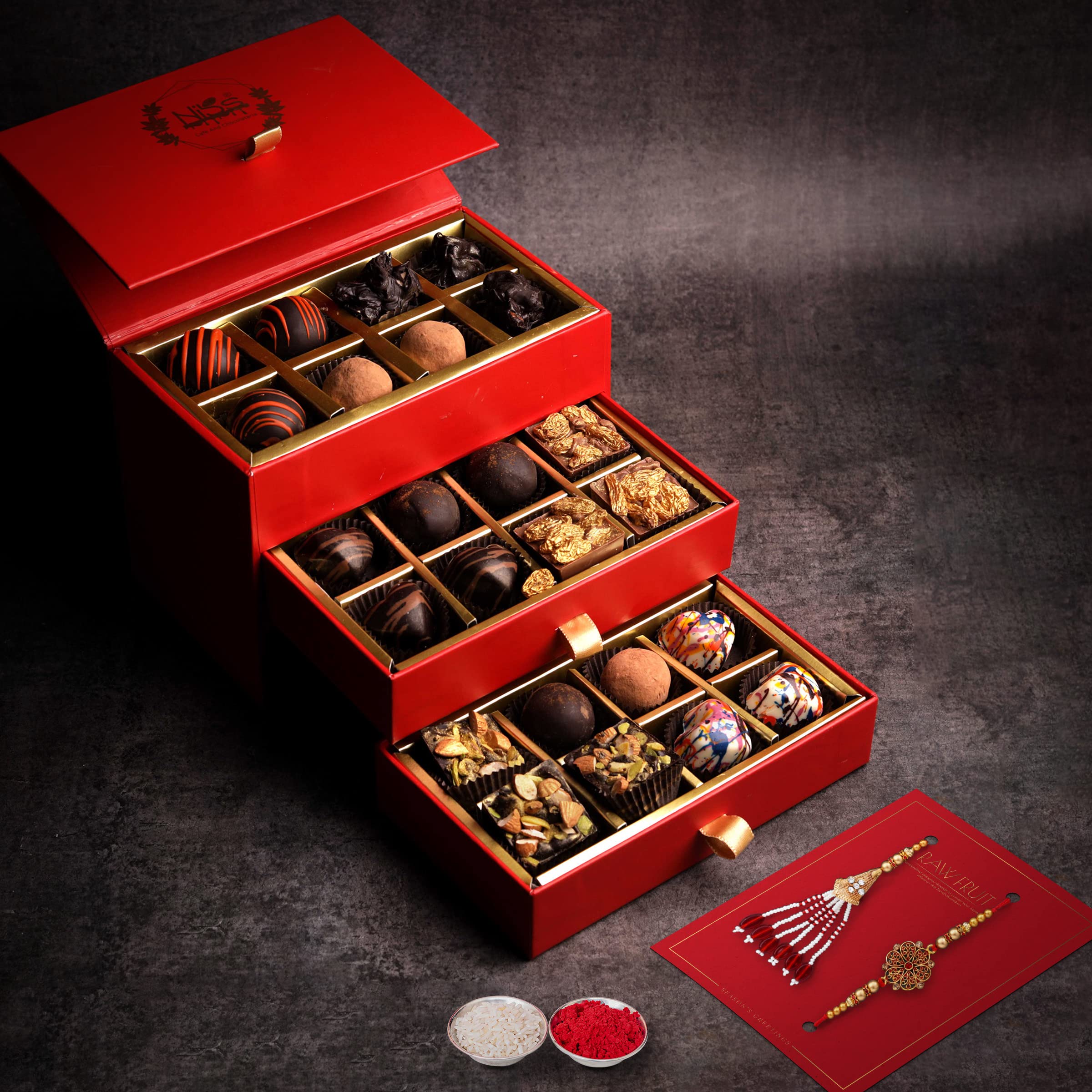 HYPERFOODS Rakhi For Brother And Bhabhi Combo With Chocolate And Dry Fruit For Rakhi Gift For Brother And Bhabhi Chocolates Bhaiya Bhabhi Rakhi Set Cashew Almond Sweets Gift Hamper, 100 Gram (B0B65T1HFB) Amazon Price History, Amazon Price Tracker